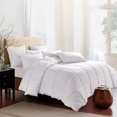 thumbnail image 3 of Puredown® All Season Down Comforter Stripe White, 3 of 5