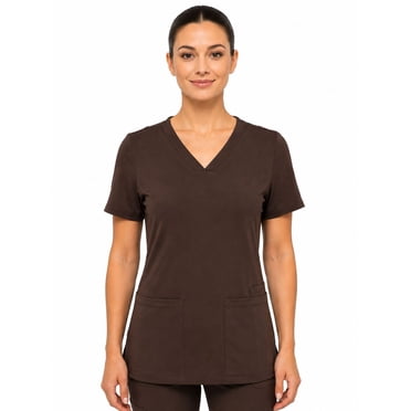 FLEX SCRUBS™ Ladies Scrubs V Neck Top