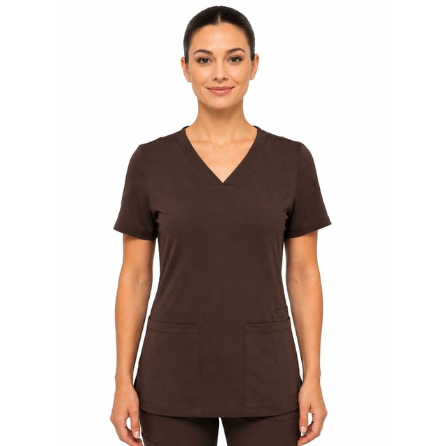FLEX SCRUBS™ Ladies Scrubs V Neck Top