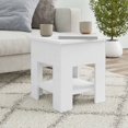 thumbnail image 1 of vidaXL Coffee Table White 40x40x42 cm Engineered Wood, 1 of 4