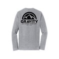 thumbnail image 2 of Gravity Outdoor Co. Long-Sleeve Shirt - Athletic Grey - Black Logo - L, 2 of 2