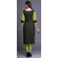 thumbnail image 4 of Bimba Robe Kurti Longue en Coton Imprimé Tunique Droite Robes pour Femmes Haut Indien-Petit, 4 of 6