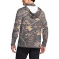 thumbnail image 4 of Chandail à Capuchon Rafraîchissant pour Hommes Unisexe à Imprimé Camouflage, Couvre-Visage et Protection Solaire UPF, Haut à Manches Longues Coupe Raglan avec Tissu Ultraléger Qui Évacue l'Humidité, Capuche Ajustable pour Aventures d'Été Style Décontracté Sportif, 4 of 9
