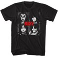 thumbnail image 1 of Kiss Four Squares Black T-Shirt, 1 of 2