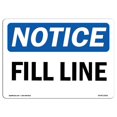 thumbnail image 1 of SignMission OS-NS-A-710-L-12501 7 x 10 Po Panneau de Signalisation OSHA - Ligne de Remplissage, 1 of 1