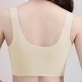 thumbnail image 4 of Yuzhih Womens Front Closure Everyday Bras Comfortable Wireless Bralettes V Neck Seamless Bra Wire Free Basic Bras, 4 of 5