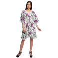 thumbnail image 3 of Moomaya Robe Courte de Caftan de Plage, Robe de Couverture Imprimée, Kaftan pour Femmes, Tenue de Plage, Couverture, 3 of 4