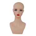 thumbnail image 1 of Xuanheng Female Mannequin Head Manikin Head Bust Versatile Display Prop Tabletop Display Style A, 1 of 7