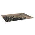 thumbnail image 4 of HOMETRENDS 8 ft. x 10 ft. Black and Tan Polyweave Outdoor Rug, Line Palm, 4 of 9