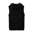 thumbnail image 1 of Mode Hommes Gilet Sans Manches à Capuche Veste Slim Blouse Hauts Chemise, 1 of 8