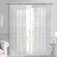 thumbnail image 1 of Loft Living Louis Transparent Passe-tringle Tailored Panel 55 x 84 in Blanc, 1 of 6