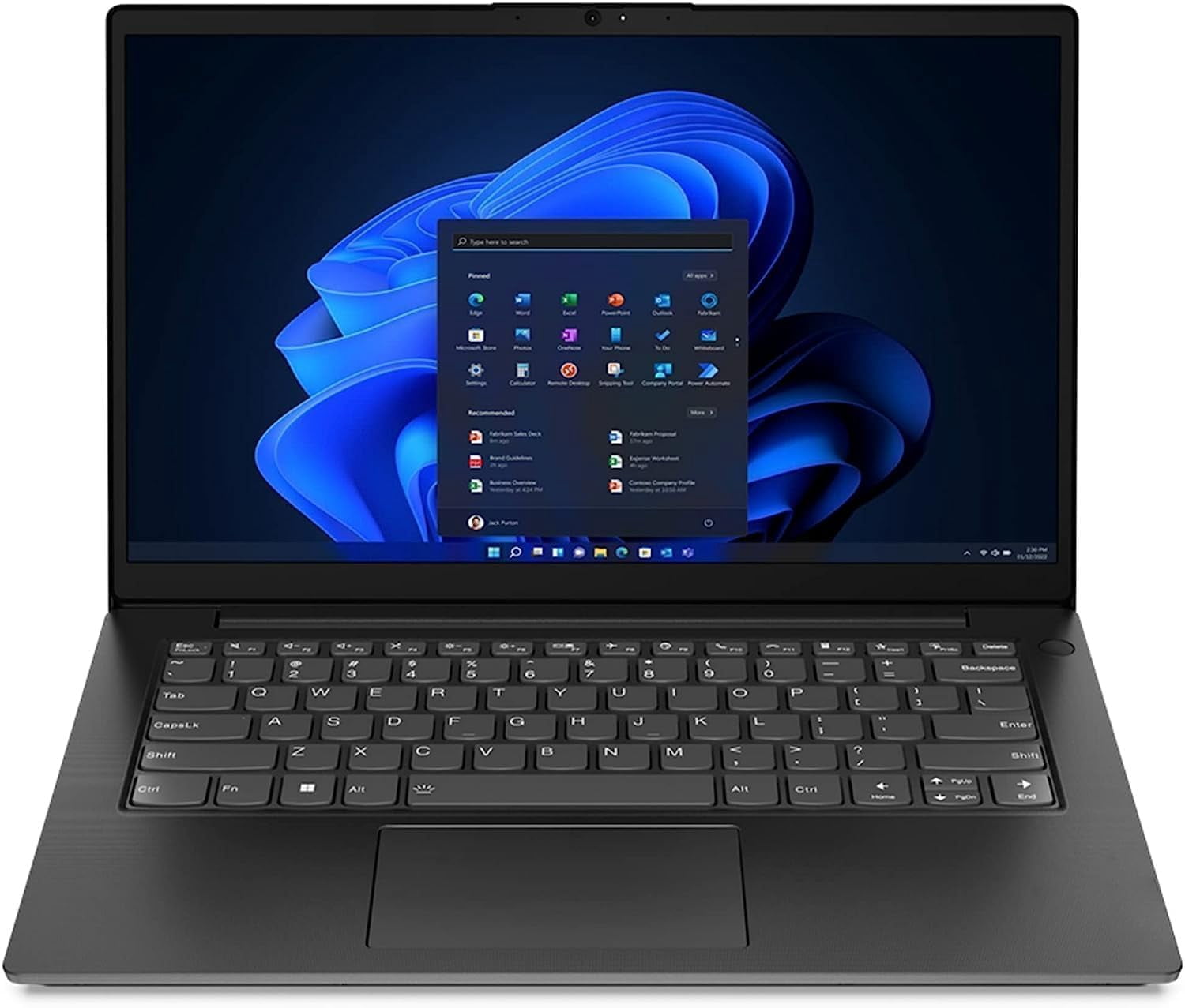 (Good) Lenovo V14 G4 14" FHD Laptop (AMD Ryzen 5 7520U, 8GB RAM, 256GB SSD, Windows 11 Pro) - Business Black (82YT00Q3US)