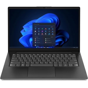 (Good) Lenovo V14 G4 14" FHD Ordinateur portable (AMD Ryzen 5 7520U, 8GB RAM, 256GB SSD, Windows 11 Pro) - Noir d'affaires (82YT00Q3US)