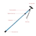 thumbnail image 3 of Folding Walking Cane, Folding Cane, Foldable Cane, Folding Walking Cane 5  Foldable Lightweight Print Climbing Support Adjustable Height Aluminum Cane for Outdoors Hiking, 3 of 8