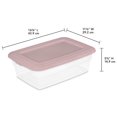 thumbnail image 2 of Sterilite Set Of (4) 11.4L Boxes - Pink, 2 of 5