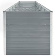 thumbnail image 3 of vidaXL Garden Raised Bed Galvanised Steel 480x80x77 cm Grey, 3 of 4