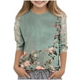 thumbnail image 2 of Rbaofujie T-Shirts Graphiques pour Fille Tout-Petit Manches Courtes Col Rond T-Shirt Décontracté d'Été, 2 of 5