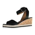 thumbnail image 3 of Ketyyh-chn99 Sandales Compensées Femmes Été Chaussures Habillées Femmes Sandales à Plateforme pour Femmes Taille 9 Chaussures à Plateforme Ouvertes Mode à Bout Ouvert Sandales pour Femmes (Noir, 7), 3 of 5