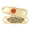 Gravure Rouge / Laser, variante sur MedicEngraved Bracelet d'Alerte Médicale Personnalisé en Acier Inoxydable Or Jaune - Maillon Trombone 4 mm