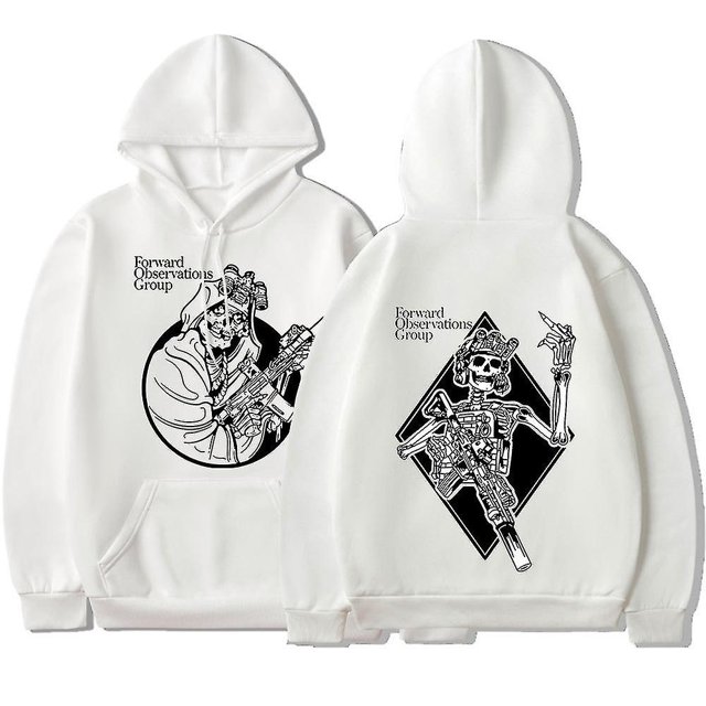 Gbrs Forward Observations Group Hoodie Punk Skeleton Hoodie Shirt Tops