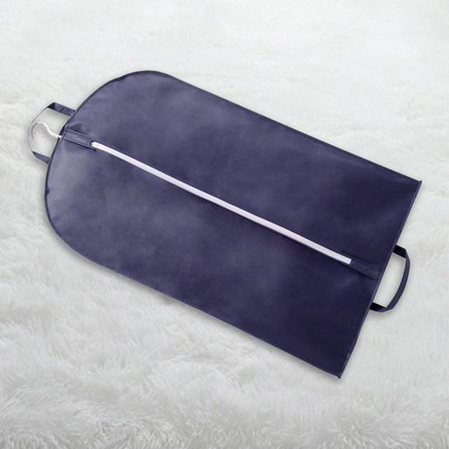 Vrorvz Foldable Garment Bag for Closet Storage and Travel with Handles Long Lasting Non Woven Fabric Hanging Clothes Protector with Smooth Zipper Suit for Suits and Dresses