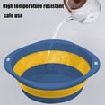 thumbnail image 4 of Collapsible Wash Basin Folding Plastic Sink Portable Dish Pan Kitchen Camping Laundry Foot Bath 1-Piece, 4 of 6