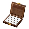 thumbnail image 2 of simhoa Watercolor Paint Box Empty Palette Box Wooden Watercolor Paint Storage Box Paint 24 Grids, 2 of 7