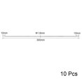 thumbnail image 2 of Unique Bargains M2x300mm Pushrod Connector Stainless Steel Rod Linkage 10pcs, 2 of 3