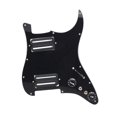 thumbnail image 3 of Bunblic Electric Guitars Pickguard Pickup Assembly Scratchplate Practical Sturdy Prewired Pickguard for ST Electric Guitars Accessory Black, 3 of 8