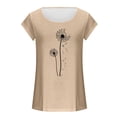 thumbnail image 4 of Birdeem Womens Cap Sleeve Tops Summer Tank Top Casual Basic Tees Shirts Loose Blouses, 4 of 12