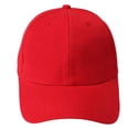 thumbnail image 3 of Penkiiy Solid Baseball Cap Adjustable Size for Running Workouts and Outdoor Activities All Seasons Red, 3 of 3