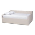 thumbnail image 1 of Baxton Studio Haylie Lit de Jour Rembourré Beige Format Grand, 1 of 9