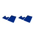 thumbnail image 3 of kurtrusly 1/2/3 Polyester Chenille Rug Carpet With Soft Texture Good Stepping Feeling And Strong Grip Prompt Blue 50*80+50*50 2PCS, 3 of 6