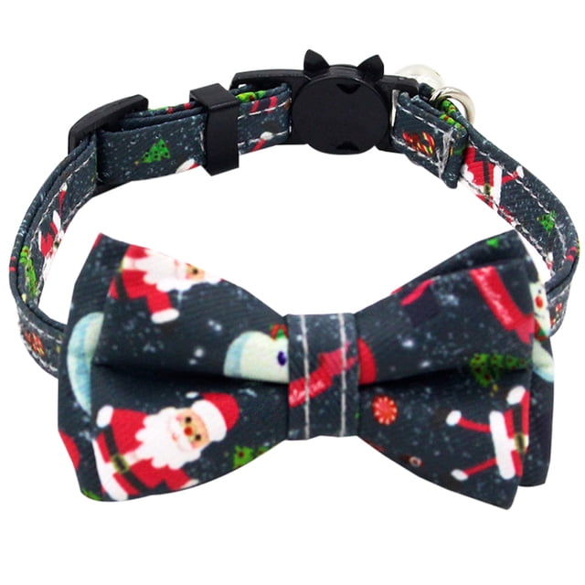 Cat Collar Decorative Bow Creative Pet Collar Kitten Collar for Christmas
