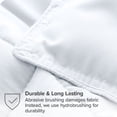 thumbnail image 4 of Bare Home Goose Down Alternative Comforter Set - 3 Piece Set - Oversized Queen, White, 4 of 7