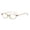 Beige, variante sur Lunettes Rétro de Forme Ovale pour Petits Visages avec Style des Années 90 et Technologie de Filtration de la Lumière Bleue