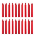thumbnail image 2 of Mega Candles 40 Pcs Chandelles Coniques Mini Rouges Non Parfumées / 4 Pouces de Hauteur x 1/2 Pouces de Diamètre / Idéal pour Couler des Carillons, Rituels, Sorts, Jeux de Cire et Plus, 2 of 4