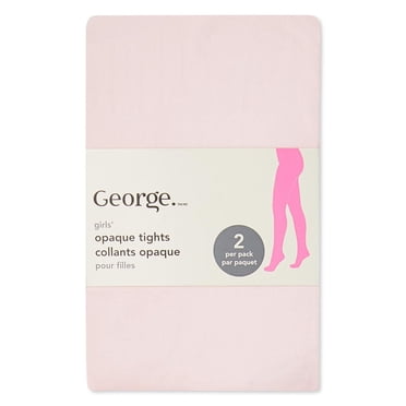 George Girls' Opaque Tight 2-Pack