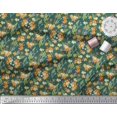 thumbnail image 2 of Soimoi Rayon Fabric Cactus,Leaves & Tropical Flower Floral Print Sewing Fabric Yard 42 Inch Wide, 2 of 3