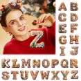 thumbnail image 1 of LSLJS 26 Letters Christmas Tree Decoration Pendant Christmas Tree Ornaments Personalized DIY Christmas Ornaments Christmas Decorations Xmas Tree Hanging Decor, 1 of 6