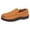 Brown, variant on Xfvqtps Mens Large Size Boots Velvet Upper Winter Shoes Soft Sole Warm Snow Boots Comfortable Casual Slip on Footwear Easy Wear Brown