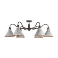 thumbnail image 1 of Golden Lighting 0877-6Sf Jasper 6 Light 38" Wide Semi-Flush Ceiling Fixture - Antique, 1 of 1
