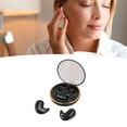thumbnail image 1 of Sleep Headphones with Digital Display Charging Case for Side Sleepers, Bluetooths Earbuds Built in Battery, Wirelessly Earphones for Sleep Work Workout, 1 of 8