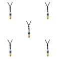 thumbnail image 2 of Transemion Handmade Clear Quartz Crystal Necklace Energy And Elegance Master StoneAdjustable Colorful Crystal 5Set, 2 of 6