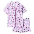 thumbnail image 1 of George Girls' Two Piece Lush Knit Pajama Set, 1 of 2