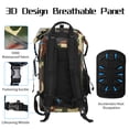 thumbnail image 2 of AFISHTOUR Waterproof Backpack, 35L Roll-Top Floating Dry Bag Backpack for Kayaking, Hiking (Green), 2 of 8