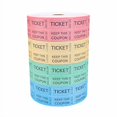 thumbnail image 2 of 8000 Rouleaux de Billets de Tirage Assortis, Ensemble de Billets de Tirage Double de 4 Couleurs Imprimables pour Tirage, Événements, Salle de Classe, Entrée, Récompense de Classe et Prix de Porte, 2 of 4