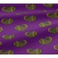 thumbnail image 5 of oneOone Viscose Jersey Fabric Fish Block Printed Craft Fabric BTY 60 Inch Wide, 5 of 5