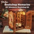 thumbnail image 2 of Tradeopia Puzzle en bois 3D – Kit DIY Bibliothèque Miniature Souvenirs de Librairie, 2 of 4