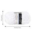thumbnail image 3 of MAINSTAYS White Chunky Chenille Yarn, 3 of 3